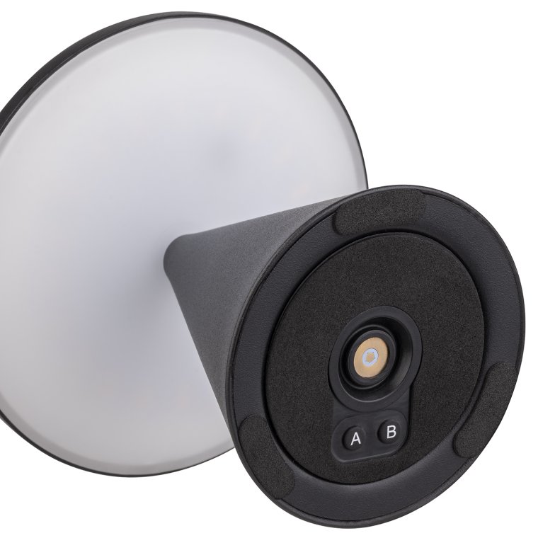 Tischleuchte CONE MINI Ø 13 cm, H: 11,5 cm Schwarz