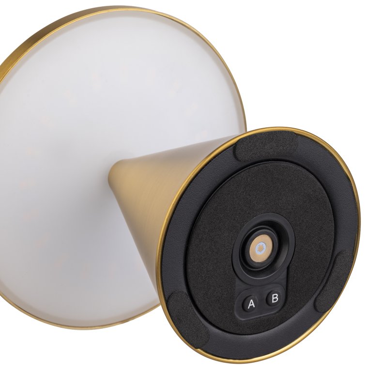 Tischleuchte CONE MINI Ø 13 cm, H: 11,5 cm Gold