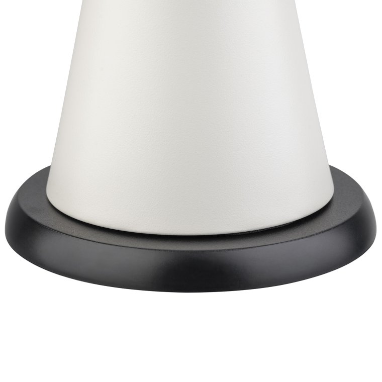 Tischleuchte CONE Ø 13 cm, H: 18 cm Whisper white