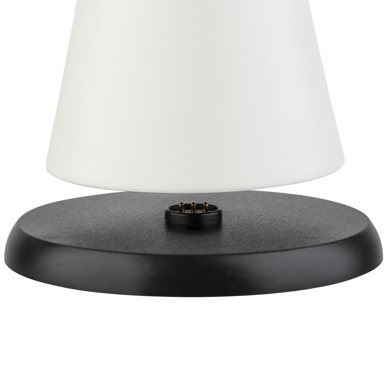 Tischleuchte CONE Ø 13 cm, H: 18 cm Whisper white