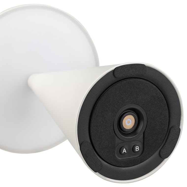 Tischleuchte CONE Ø 13 cm, H: 18 cm Whisper white