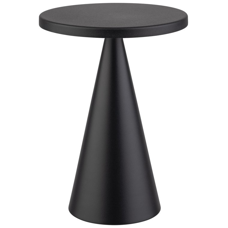 Tischleuchte CONE Ø 13 cm, H: 18 cm Schwarz