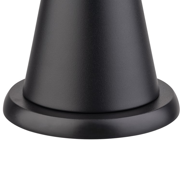 Tischleuchte CONE Ø 13 cm, H: 18 cm Schwarz