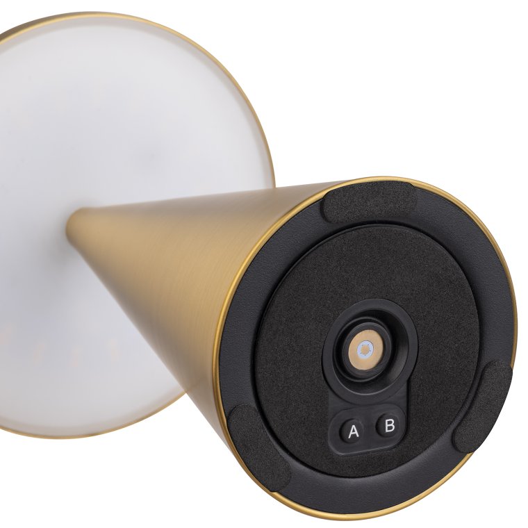 Tischleuchte CONE Ø 13 cm, H: 18 cm Gold
