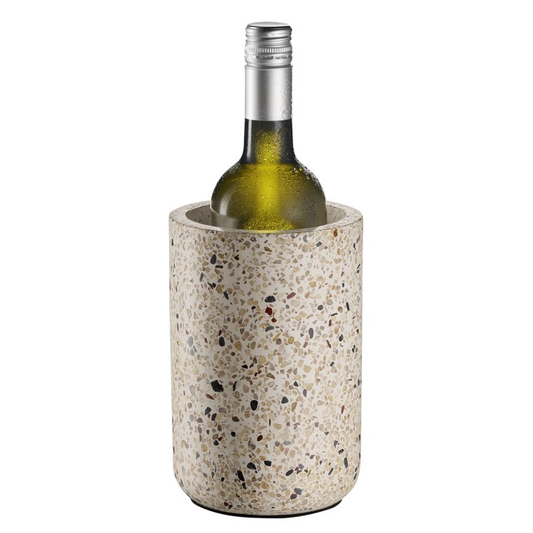 Flaschenkühler TERRAZZO außen Ø 12,5 cm, H: 19 cm
