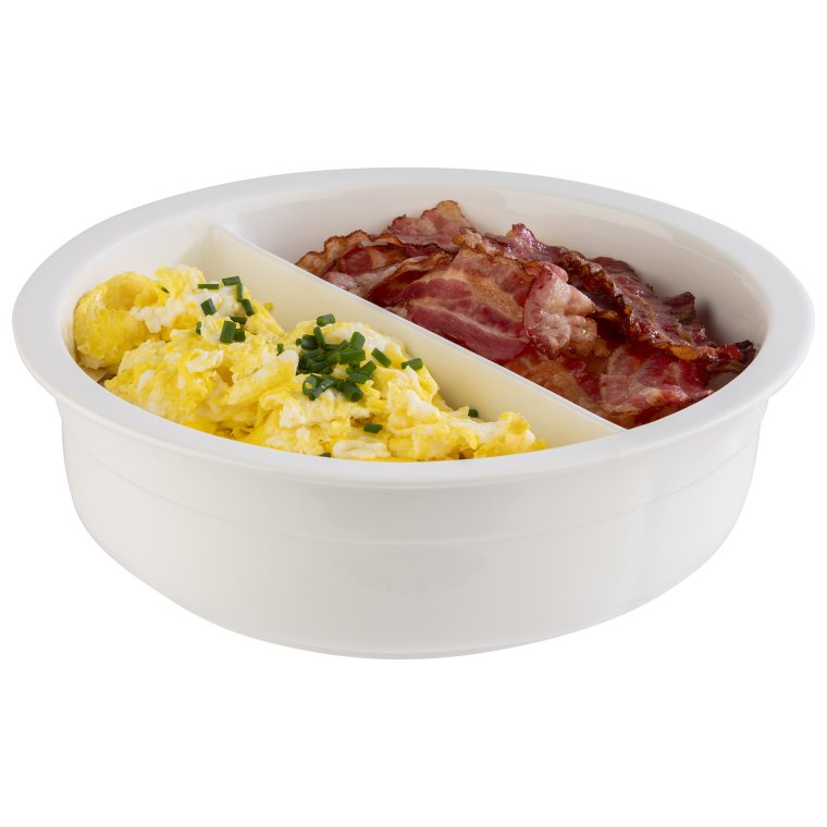 Porzellaneinsatz, unterteilt Ø 29,5 cm, H: 9 2,8 Liter