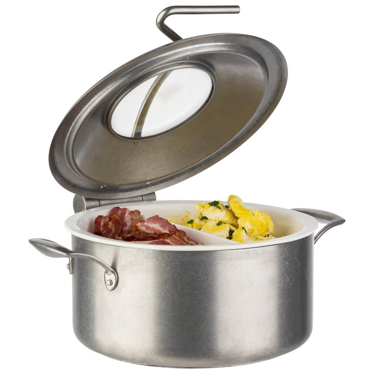 Porzellaneinsatz, unterteilt Ø 29,5 cm, H: 9 2,8 Liter