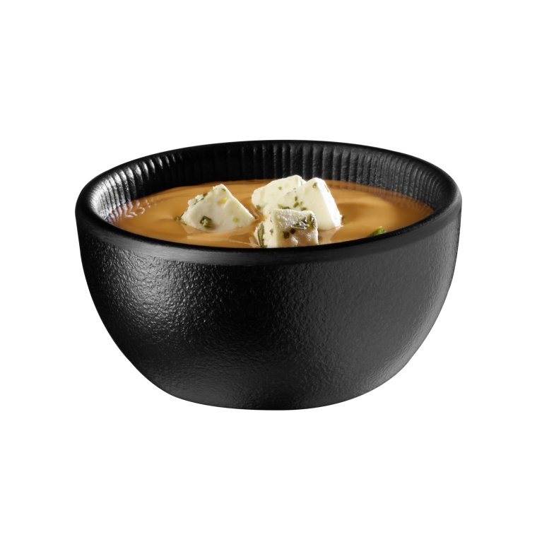 Schale NERO Ø 7 cm, H: 3,5 70 ml Schwarz