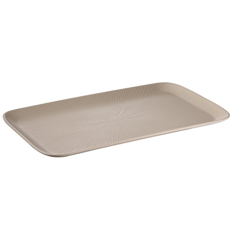 GN 1/1 Tablett NERO Beige 53 x 32,5 cm, H: 2,5 cm