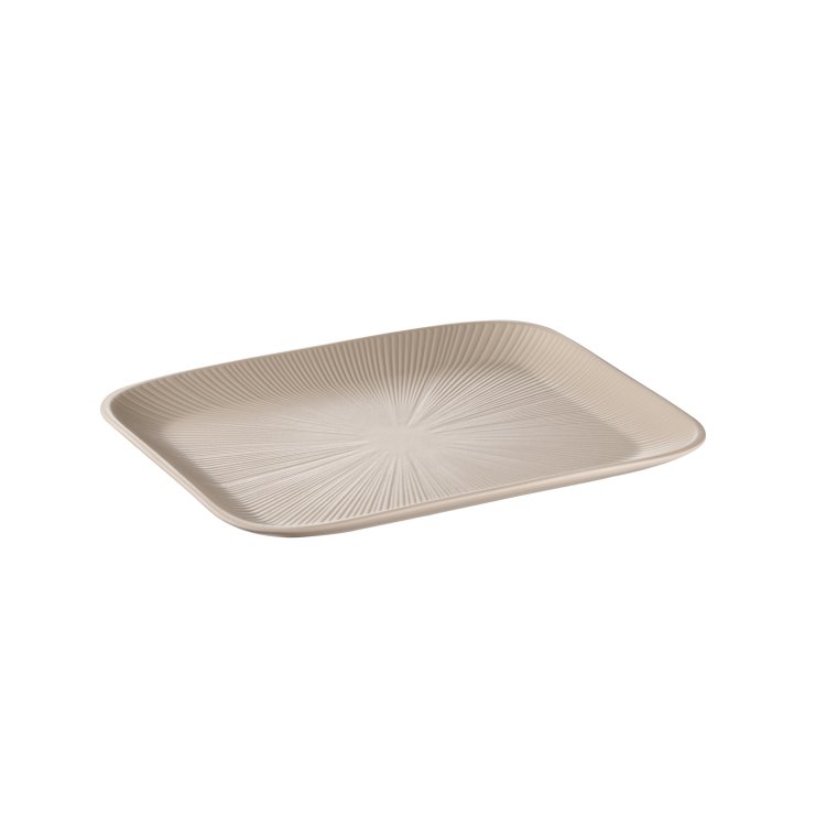 GN 1/2 Tablett NERO Beige 32,5 x 26,5 cm, H: 2,5 cm