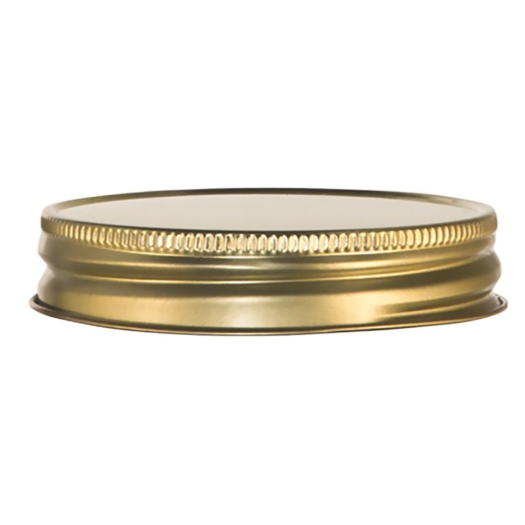 Gold Metal Lid DRINKING JARS Libbey Ø 70 mm