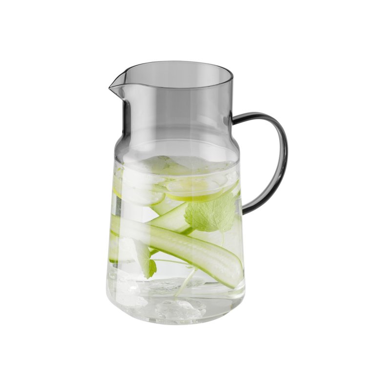 Saft- / Wasserkanne Ø 13 cm, H: 23 2 Liter Glas