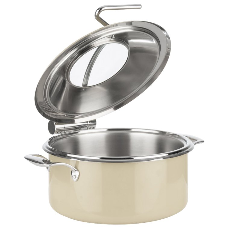 Chafing Dish -ORBIT- Ø 30,5 cm, H: 17,5 cm Sandfarben