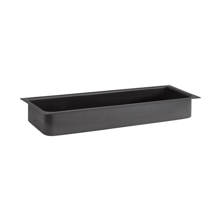 GN 2/4 Einsatz -VALO- 51,5 x 15 cm, H: 6 cm Schwarz