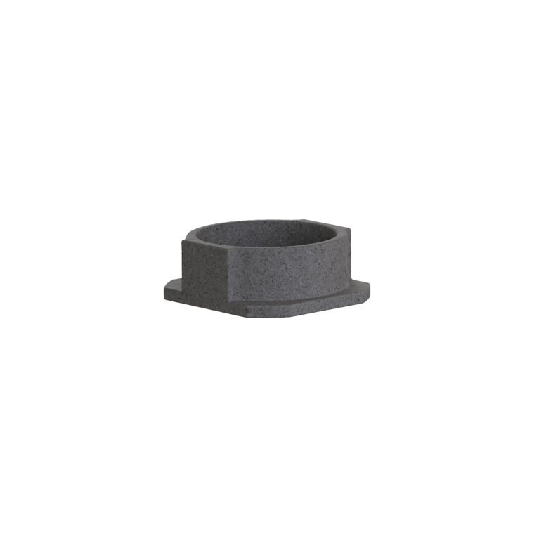 Einsatz -VALO- 14 x 12,5 cm, H: 5 cm Schwarz
