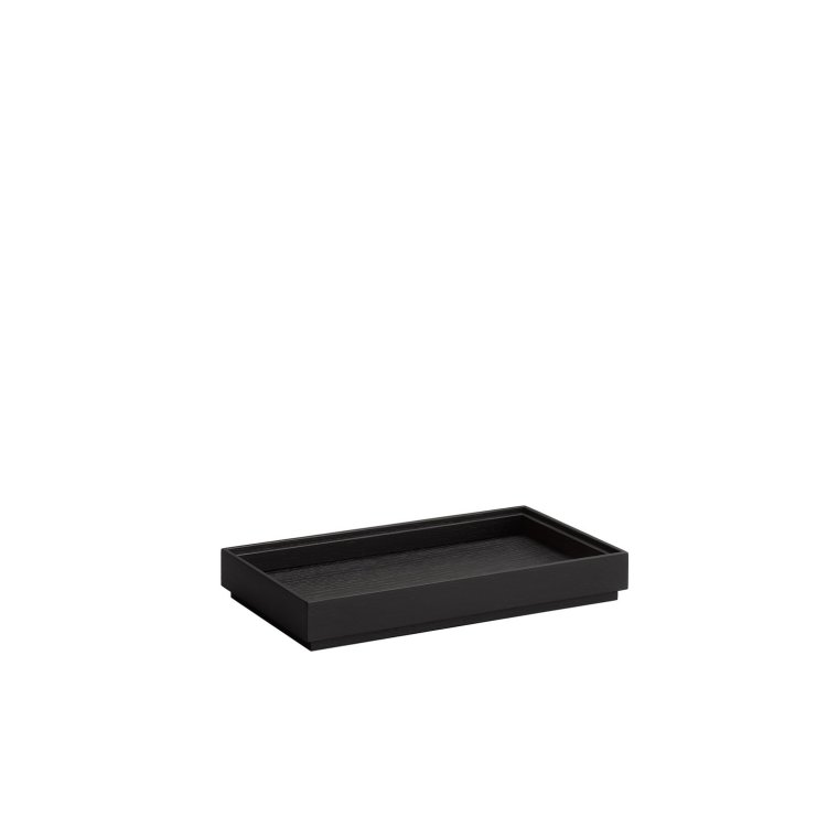 GN 1/3 Holzbox -VALO- 32,5 x 17,6 cm, H: 4,5 cm Schwarz