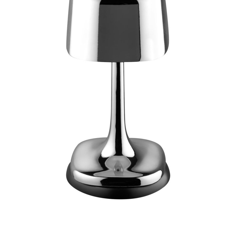 Tischleuchte -SOHO- 10,5 x cm, H: 21,5 cm Glossy chrome