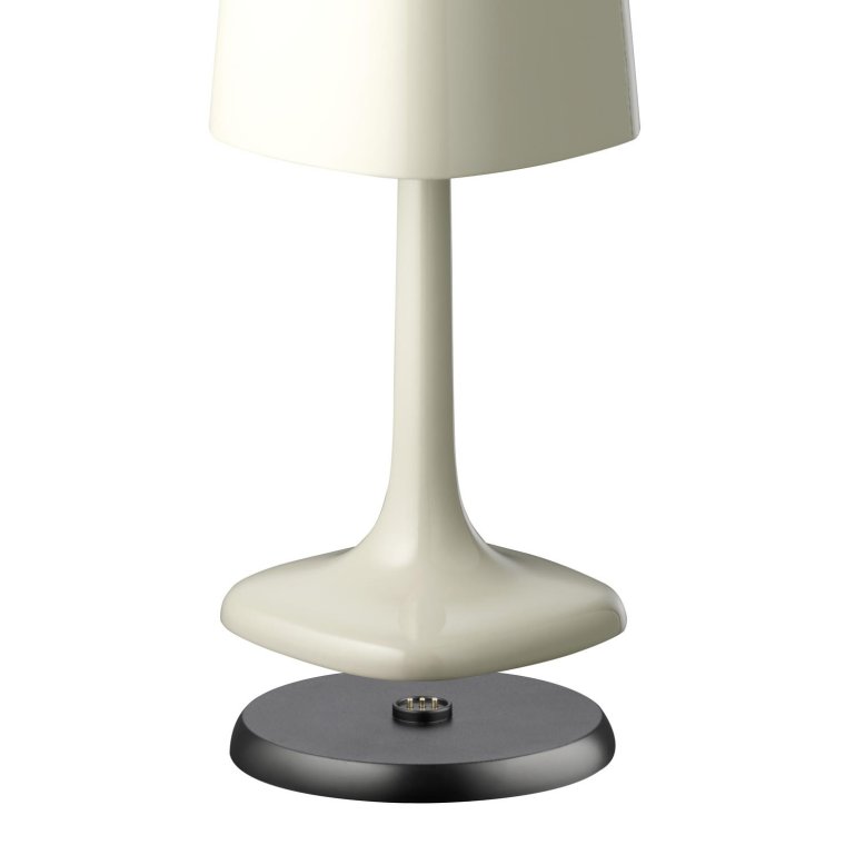 Tischleuchte -SOHO- 10,5 x cm, H: 21,5 cm Glossy cashmere