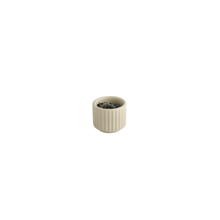 Schale -THE GRID- Ø 4,5 cm, H: 4 25 ml Sand Porzellan