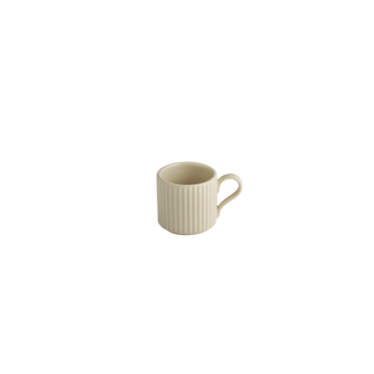 Espressotasse -THE GRID- Ø 6 cm, H: 80 ml Sand Porzellan