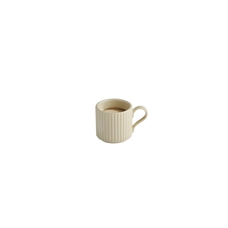 Espressotasse -THE GRID- Ø 6 cm, H: 80 ml Sand Porzellan