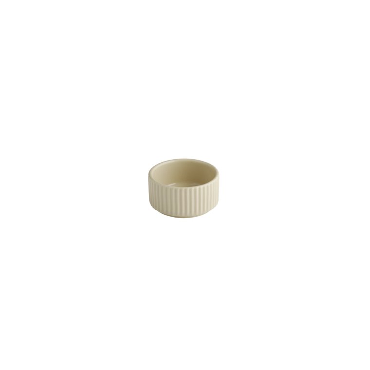 Schale -THE GRID- Ø 7,5 cm, H: 4 70 ml Sand Porzellan