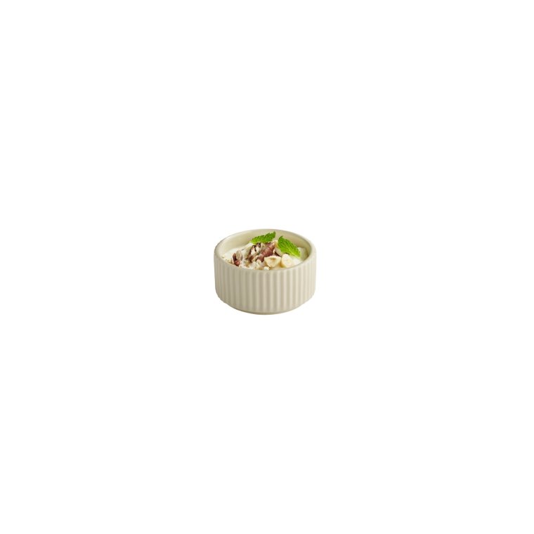 Schale -THE GRID- Ø 7,5 cm, H: 4 70 ml Sand Porzellan