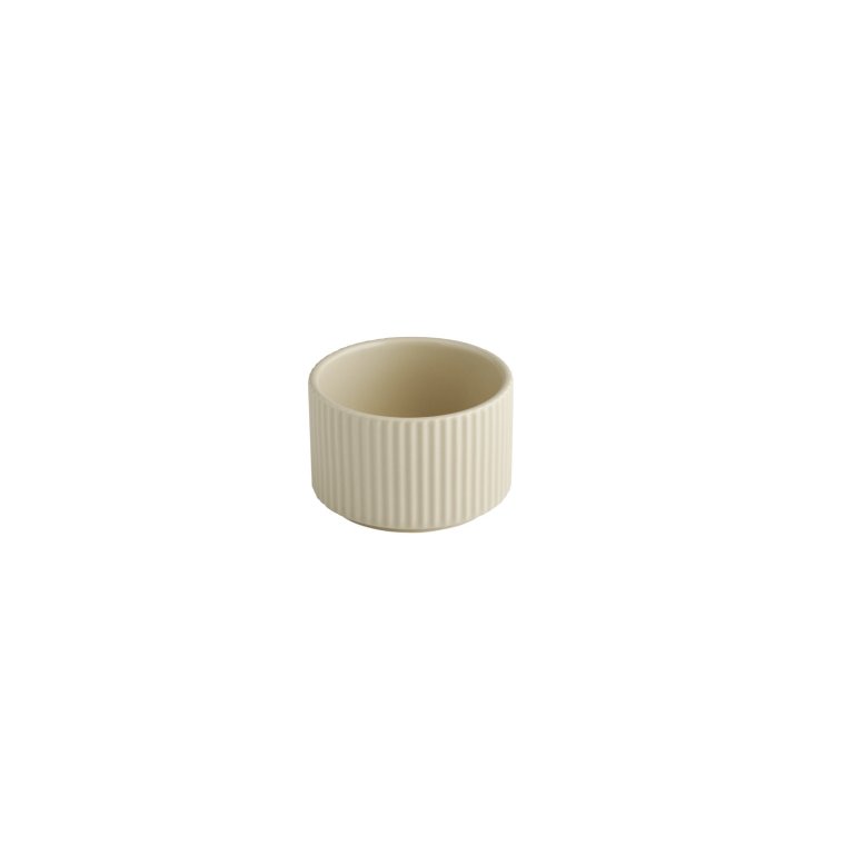 Schale -THE GRID- Ø 9 cm, H: 6 200 ml Sand Porzellan