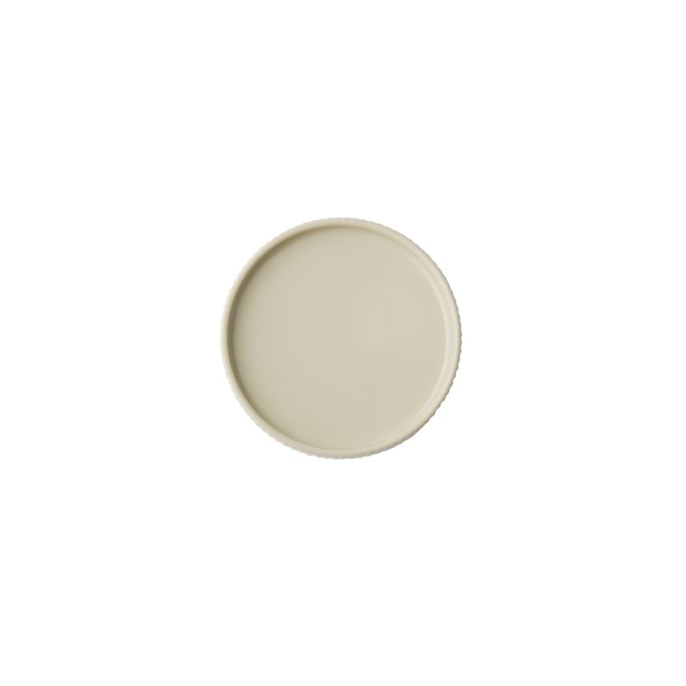 Teller -THE GRID- Ø 14 cm, H: 2,5 cm Sand Porzellan