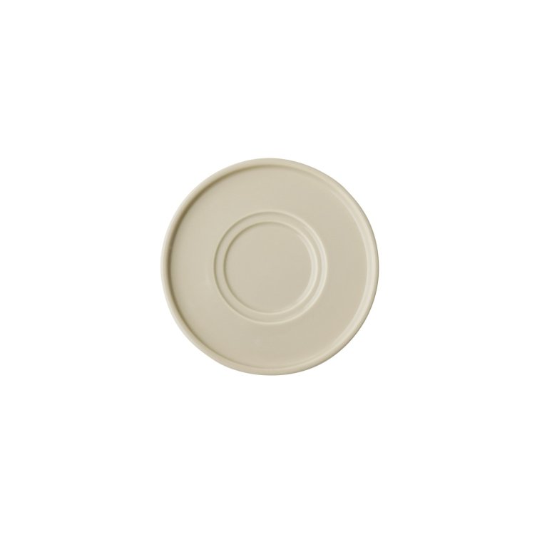 Untertasse -THE GRID- Ø 16 cm, H: 2 cm Sand Porzellan