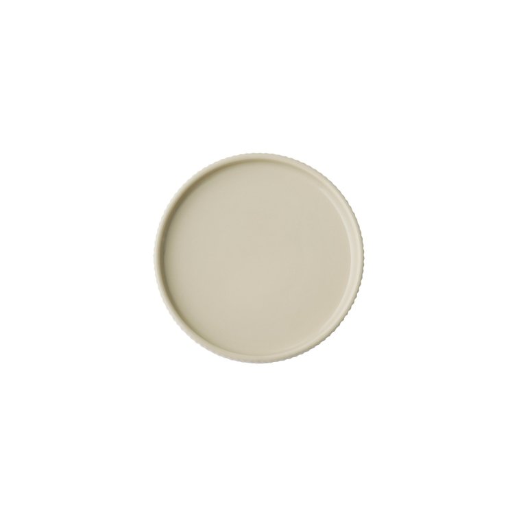 Teller -THE GRID- Ø 16 cm, H: 2,5 cm Sand Porzellan