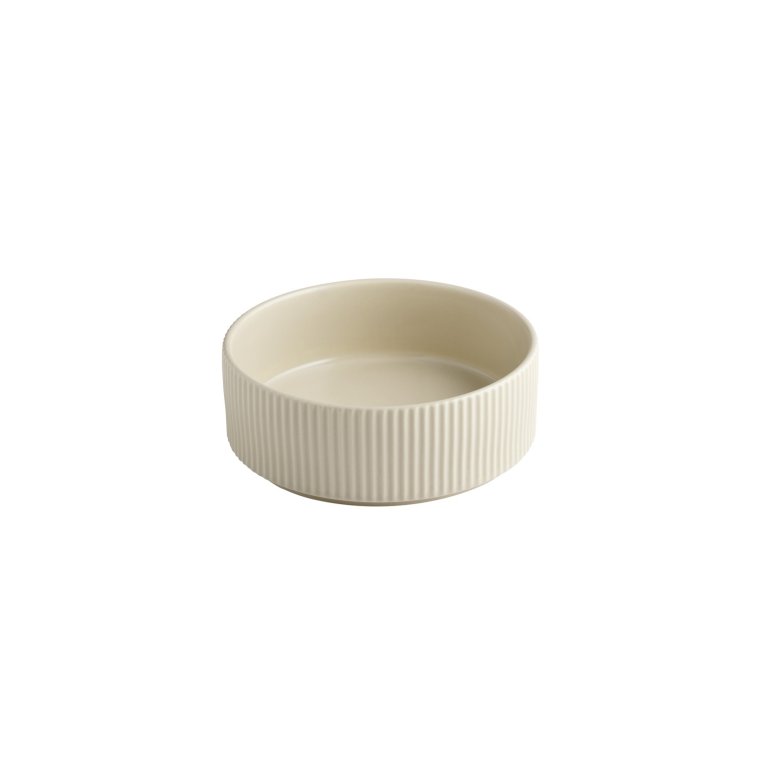Schale -THE GRID- Ø 16 cm, H: 6 550 ml Sand Porzellan