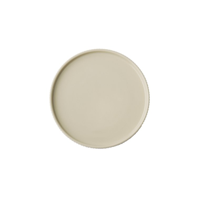 Teller -THE GRID- Ø 20 cm, H: 2,5 cm Sand Porzellan