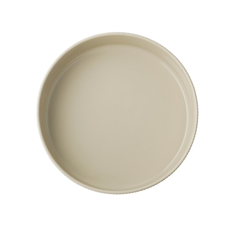 Schale -THE GRID- Ø 26 cm, H: 8,5 cm Sand Porzellan