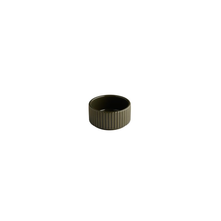 Schale -THE GRID- Ø 7,5 cm, H: 4 70 ml Mud (braun) Porzellan