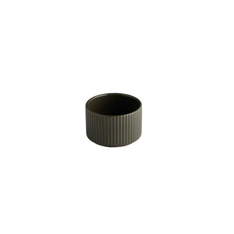 Schale -THE GRID- Ø 9 cm, H: 6 200 ml Mud (braun) Porzellan