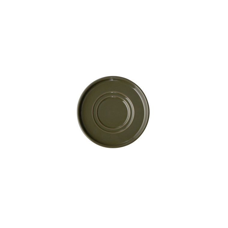 Untertasse -THE GRID- Ø 12,5 cm, H: 2 cm Mud (braun) Porzellan