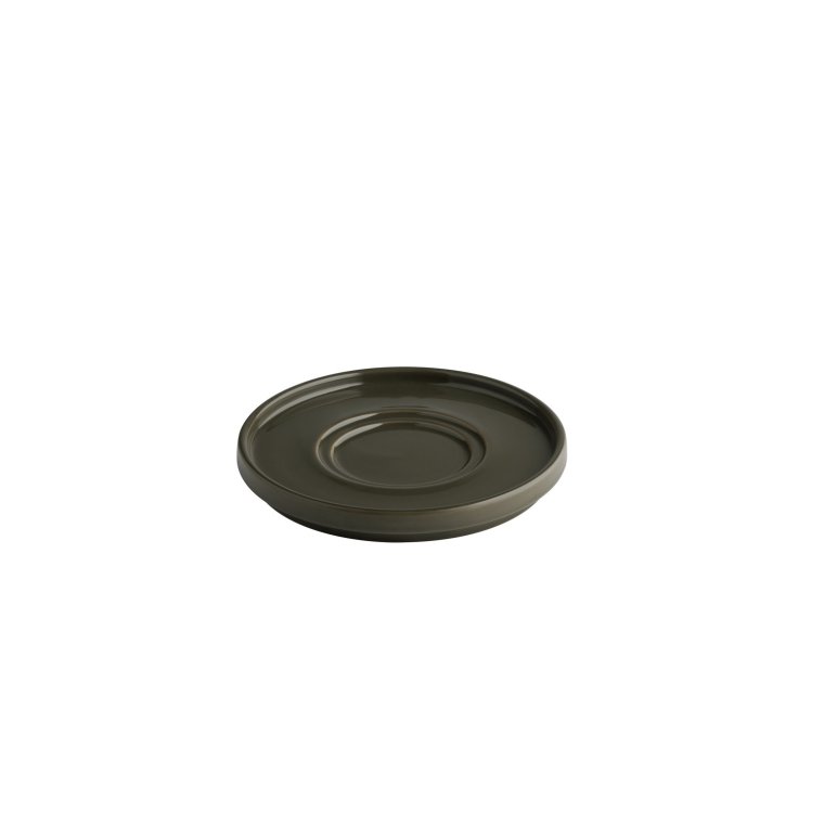 Untertasse -THE GRID- Ø 16 cm, H: 2 cm Mud (braun) Porzellan
