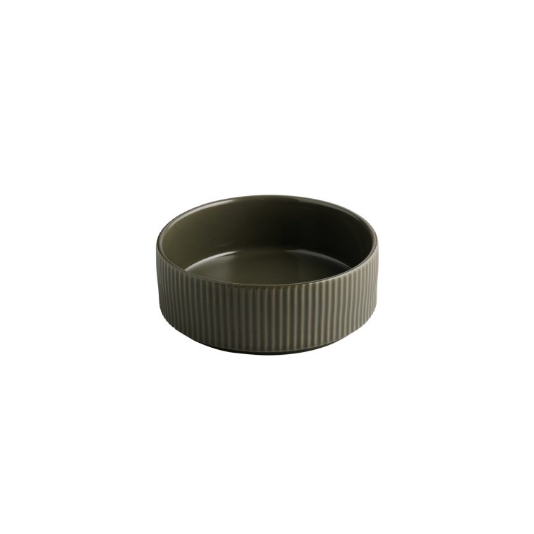 Schale -THE GRID- Ø 16 cm, H: 6 550 ml Mud (braun) Porzellan