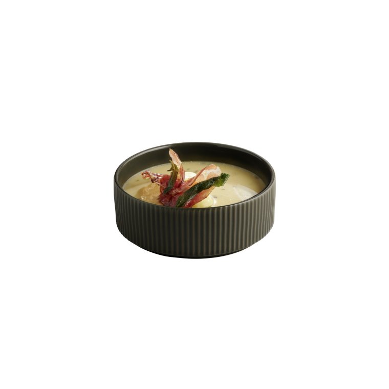 Schale -THE GRID- Ø 16 cm, H: 6 550 ml Mud (braun) Porzellan