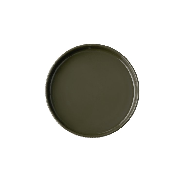 Teller / Schale -THE GRID- Ø 20 cm, H: 4 450 ml Mud (braun) Porzellan