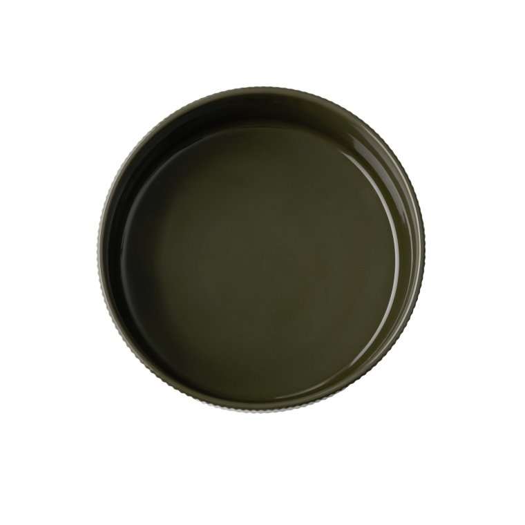 Schale -THE GRID- Ø 23 cm, H: 10,5 cm Mud (braun) Porzellan