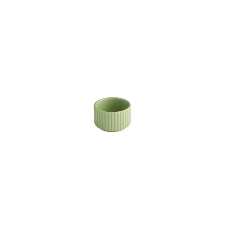 Schale -THE GRID- Ø 6 cm, H: 4 45 ml Salbei Porzellan