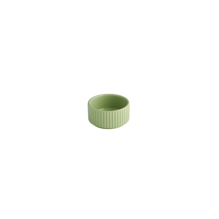 Schale -THE GRID- Ø 7,5 cm, H: 4 70 ml Salbei Porzellan