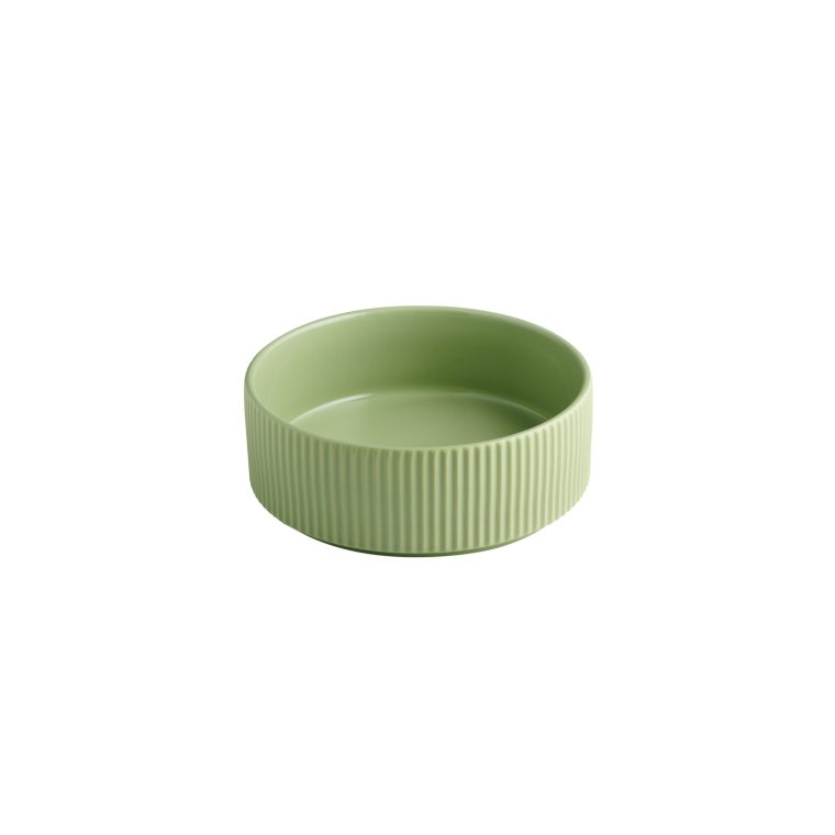 Schale -THE GRID- Ø 16 cm, H: 6 550 ml Salbei Porzellan