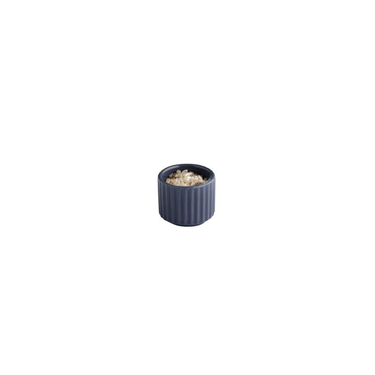 Schale -THE GRID- Ø 4,5 cm, H: 4 25 ml Marine Porzellan