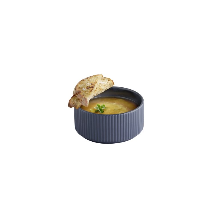 Schale -THE GRID- Ø 12,5 cm, H: 6 350 ml Marine Porzellan