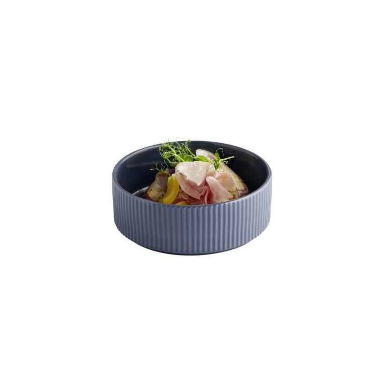 Schale -THE GRID- Ø 16 cm, H: 6 550 ml Marine Porzellan