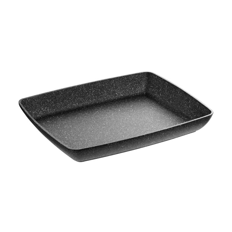 GN 1/2 Schale -FROSTFIRE- 32,5 x 26,5 cm, H: 4,5 cm Schwarz / silber