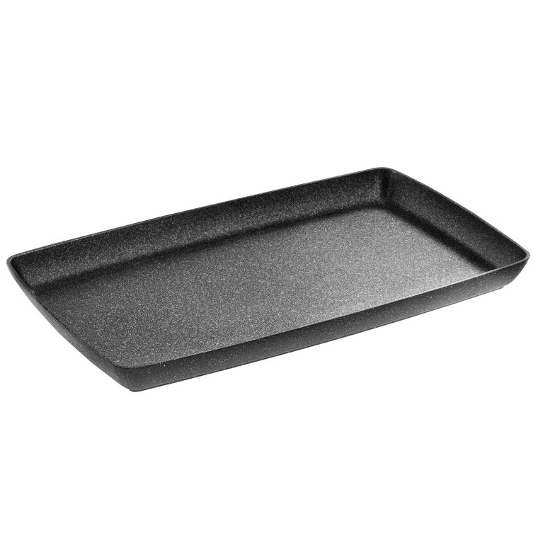 GN 1/1 Schale -FROSTFIRE- 53 x 32,5 cm, H: 4,5 cm Schwarz / silber